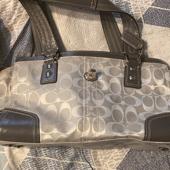 Coach Grey Satchel - Picture 2 of 7